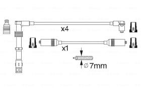 BOSCH 0986356303 - *HT IGNITION CABLE