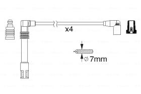 BOSCH 0986356305 - *HT IGNITION CABLE