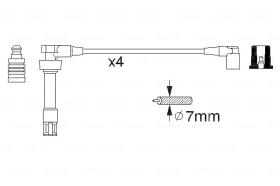 BOSCH 0986356307 - *HT IGNITION CABLE