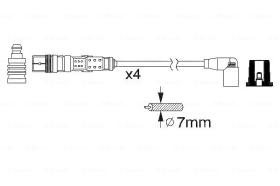 BOSCH 0986356312 - *HT IGNITION CABLE