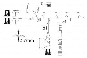 BOSCH 0986356325 - *HT IGNITION CABLE