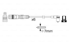 BOSCH 0986356347 - *HT IGNITION CABLE