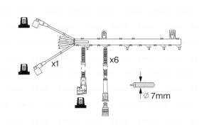 BOSCH 0986356363 - *HT IGNITION CABLE