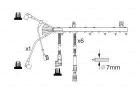 BOSCH 0986356367 - *HT IGNITION CABLE