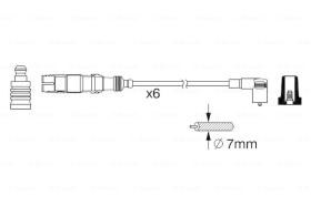 BOSCH 0986356384 - *HT IGNITION CABLE