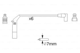 BOSCH 0986356755 - *HT IGNITION CABLE