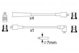 BOSCH 0986356761 - *HT IGNITION CABLE