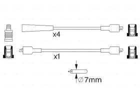 BOSCH 0986356768 - *HT IGNITION CABLE