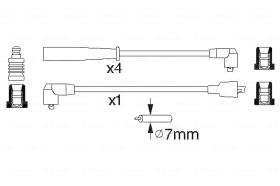 BOSCH 0986356807 - *HT IGNITION CABLE