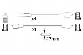 BOSCH 0986356811 - CONJUNTO DE CABLES ORIGINAL