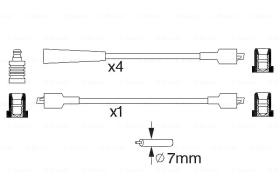 BOSCH 0986356816 - *HT IGNITION CABLE