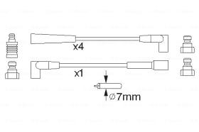 BOSCH 0986356886 - *HT IGNITION CABLE