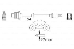 BOSCH 0986356936 - *HT IGNITION CABLE