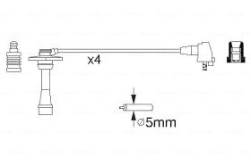 BOSCH 0986356957 - *HT IGNITION CABLE