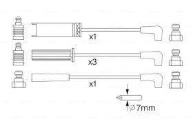 BOSCH 0986356972 - *HT IGNITION CABLE