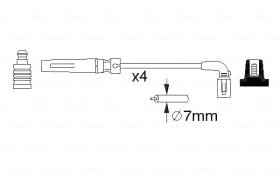 BOSCH 0986356987 - *HT IGNITION CABLE