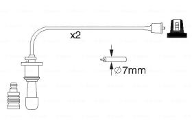 BOSCH 0986356991 - *HT IGNITION CABLE