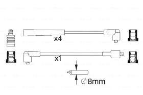 BOSCH 0986357012 - *HT IGNITION CABLE