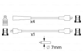 BOSCH 0986357082 - *HT IGNITION CABLE