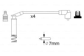 BOSCH 0986357124 - *HT IGNITION CABLE