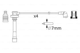 BOSCH 0986357147 - *HT IGNITION CABLE