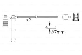 BOSCH 0986357154 - *HT IGNITION CABLE