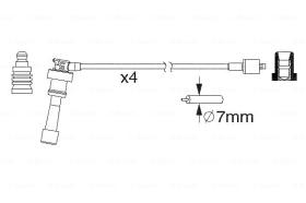 BOSCH 0986357159 - *HT IGNITION CABLE