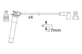 BOSCH 0986357160 - *HT IGNITION CABLE