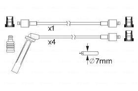 BOSCH 0986357161 - *HT IGNITION CABLE