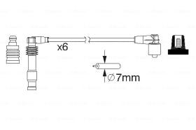 BOSCH 0986357162 - *HT IGNITION CABLE