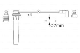 BOSCH 0986357192 - *HT IGNITION CABLE
