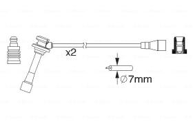 BOSCH 0986357203 - *HT IGNITION CABLE