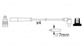 BOSCH 0986357209 - *HT IGNITION CABLE