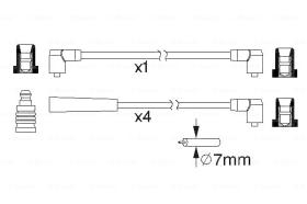 BOSCH 0986357216 - *HT IGNITION CABLE