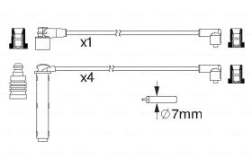 BOSCH 0986357223 - *HT IGNITION CABLE