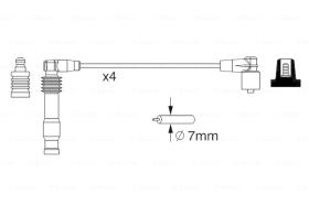 BOSCH 0986357228 - *HT IGNITION CABLE