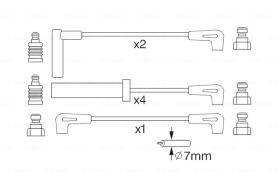 BOSCH 0986357229 - *HT IGNITION CABLE