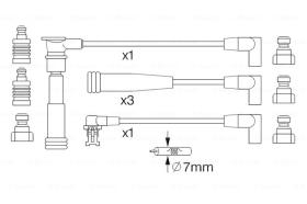 BOSCH 0986357231 - *HT IGNITION CABLE