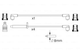 BOSCH 0986357235 - *HT IGNITION CABLE