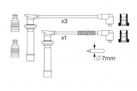 BOSCH 0986357239 - *HT IGNITION CABLE