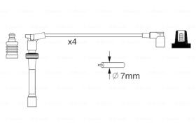 BOSCH 0986357260 - *HT IGNITION CABLE