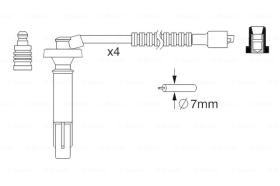 BOSCH 0986357262 - *HT IGNITION CABLE