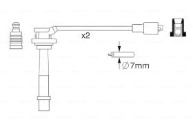 BOSCH 0986357263 - *HT IGNITION CABLE