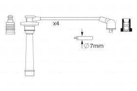 BOSCH 0986357272 - *HT IGNITION CABLE