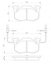 BOSCH 0986424147 - PASTILLA DE FRENO