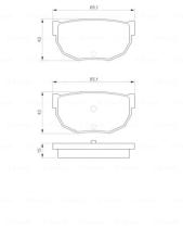 BOSCH 0986424162 - PASTILLAS DE FRENO