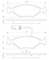 BOSCH 0986424178 - PASTILLA DE FRENO