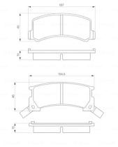 BOSCH 0986424239 - PASTILLA DE FRENO