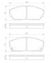 BOSCH 0986424260 - PASTILLA DE FRENO