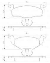 BOSCH 0986424361 - PASTILLA DE FRENO